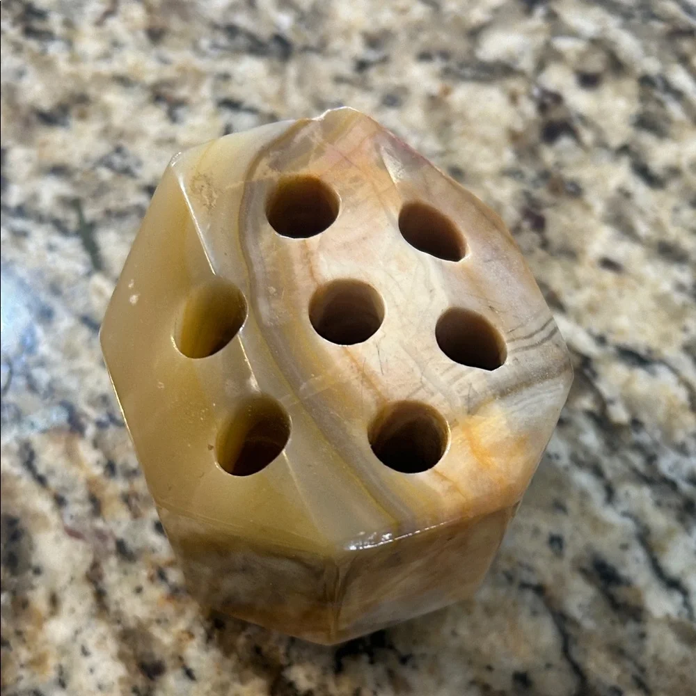Marble Stone Pen & Pencil Holder